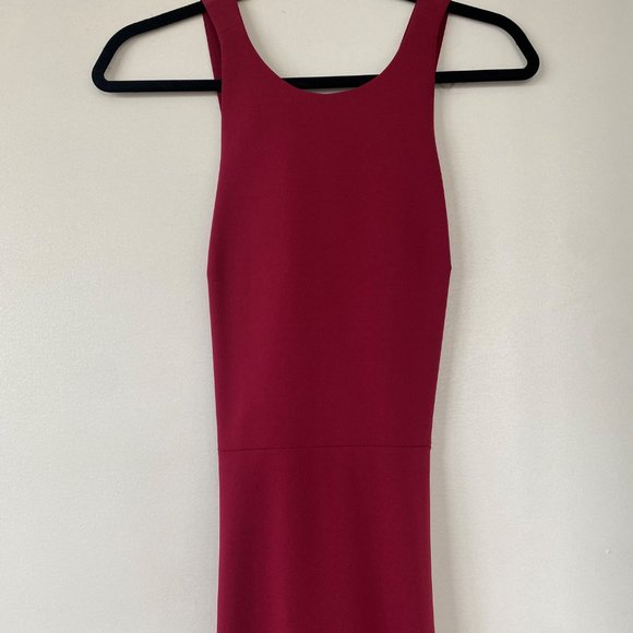 BHLDN Klara Bridesmaids Dress in Ruby - Picture 4 of 9